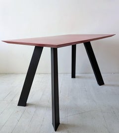Postmoderner italienischer lackierter Esstisch / Schreibtisch von Cidue, 1980er Jahre