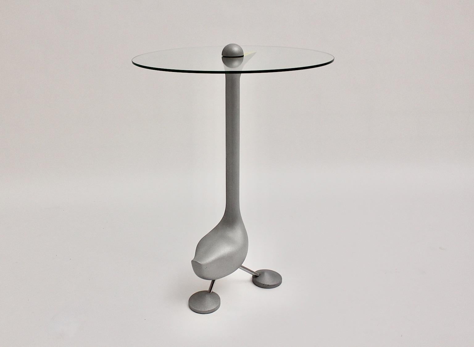 Postmodern Vintage Side Table Sirfo Alessandro Mendini Zanotta Edizione 1986 For Sale 2