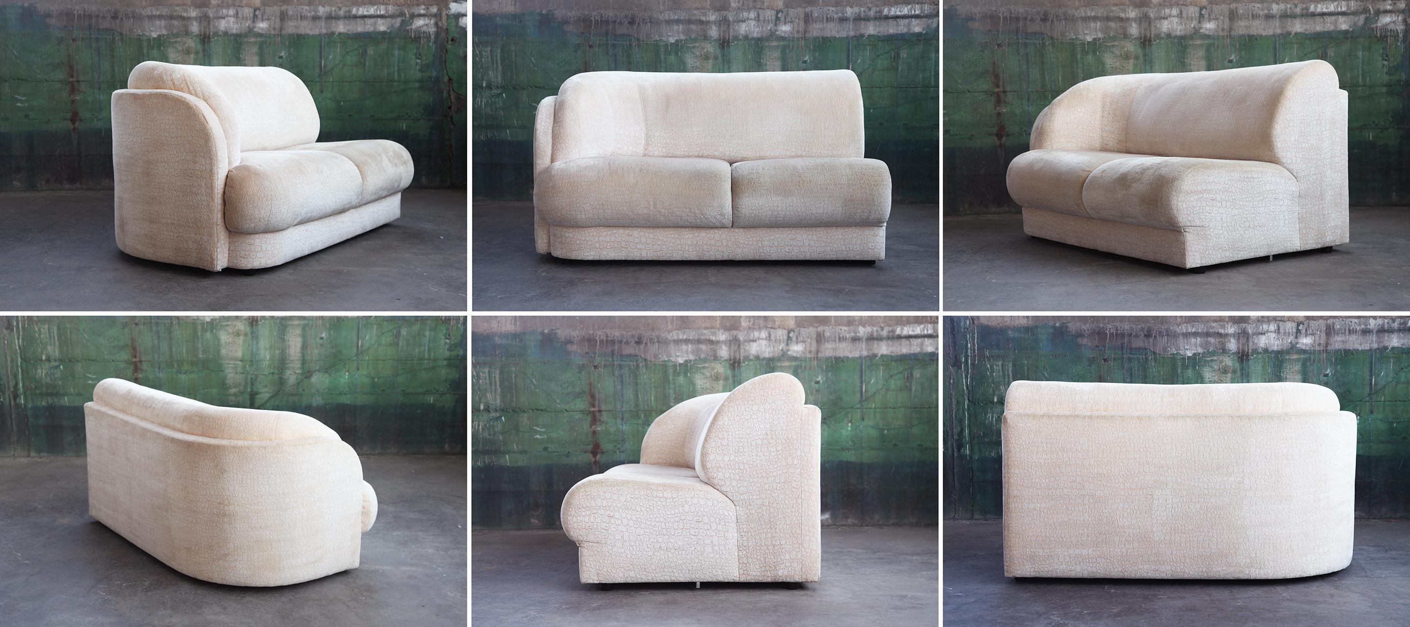 Post-Modern Postmodern Modular Sofa Sectional-- 4 Pcs