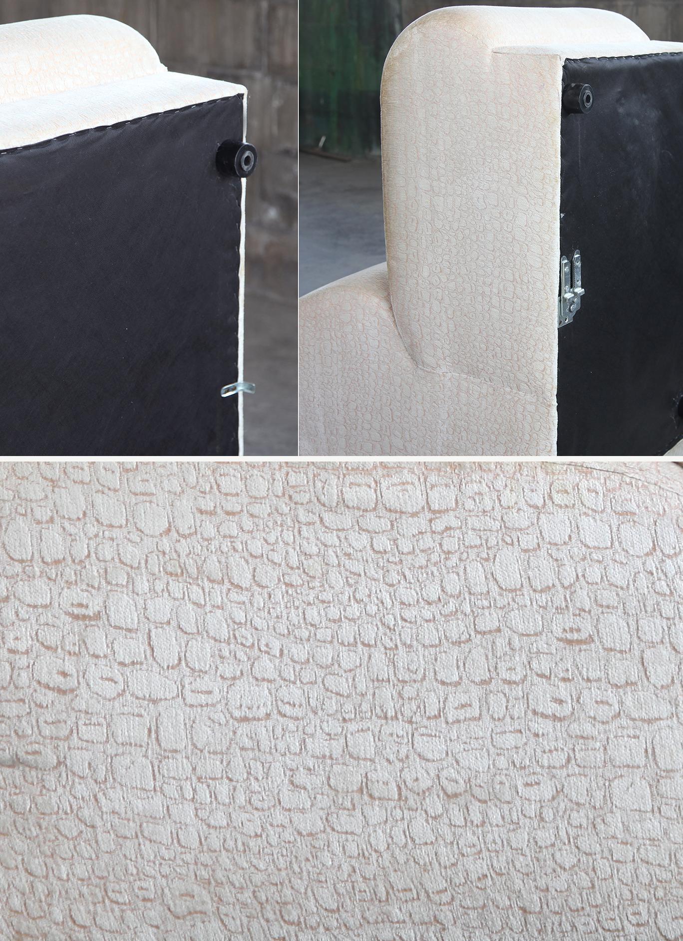 Textile Postmodern Modular Sofa Sectional-- 4 Pcs