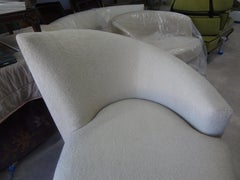 Postmodern Curvaceous Sculptural Chaise