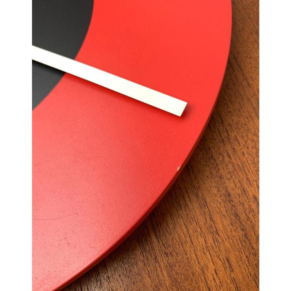 Horloge murale postmoderne, années 1980 en vente 3