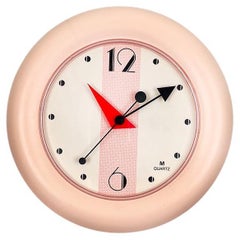 Postmodern wall clock, 1980's