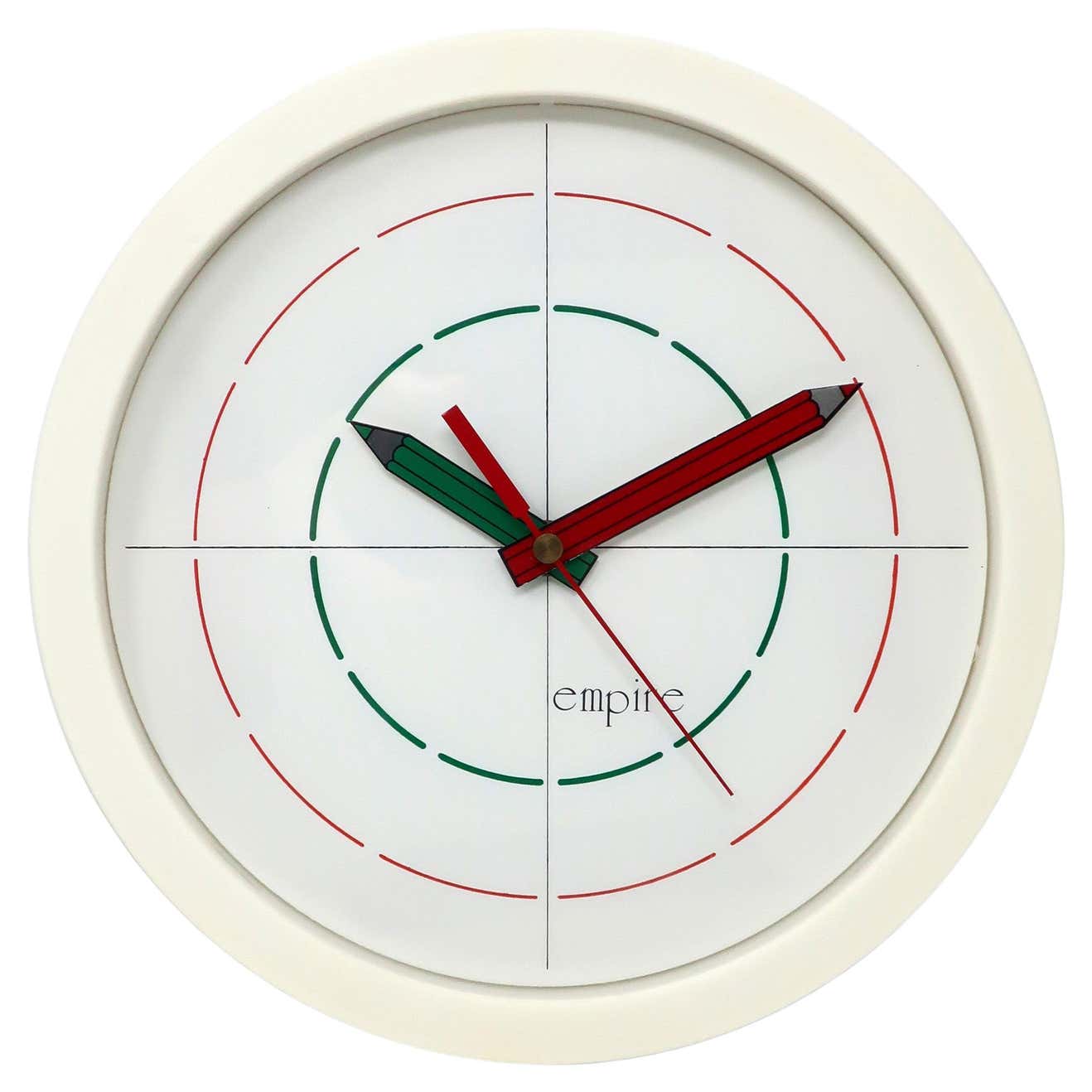 Postmodern Wall Clock by Empire For Sale at 1stDibs | post modern clock