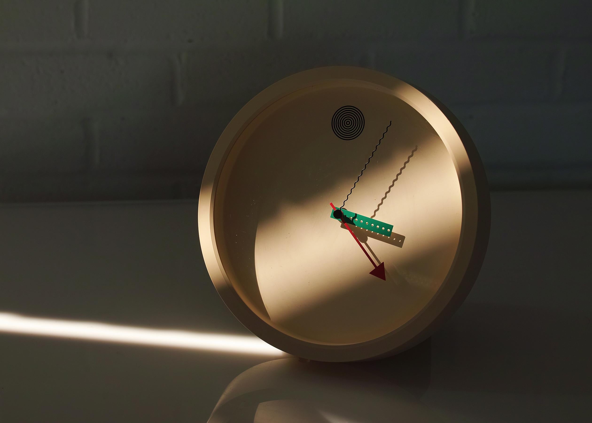Japanese Postmodern Wall Clock by Shohei Mihara for Wakita
