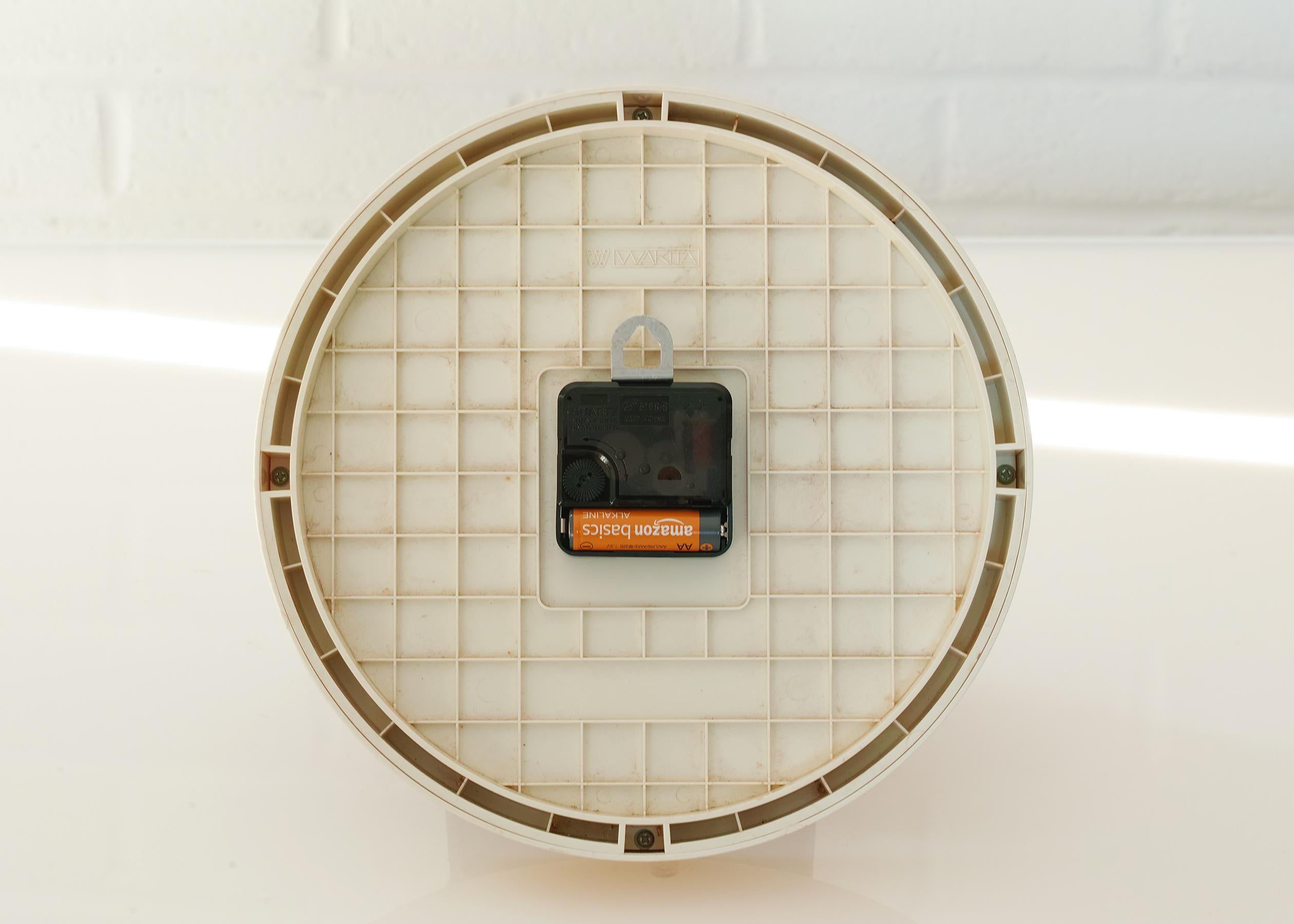 Plastic Postmodern Wall Clock by Shohei Mihara for Wakita
