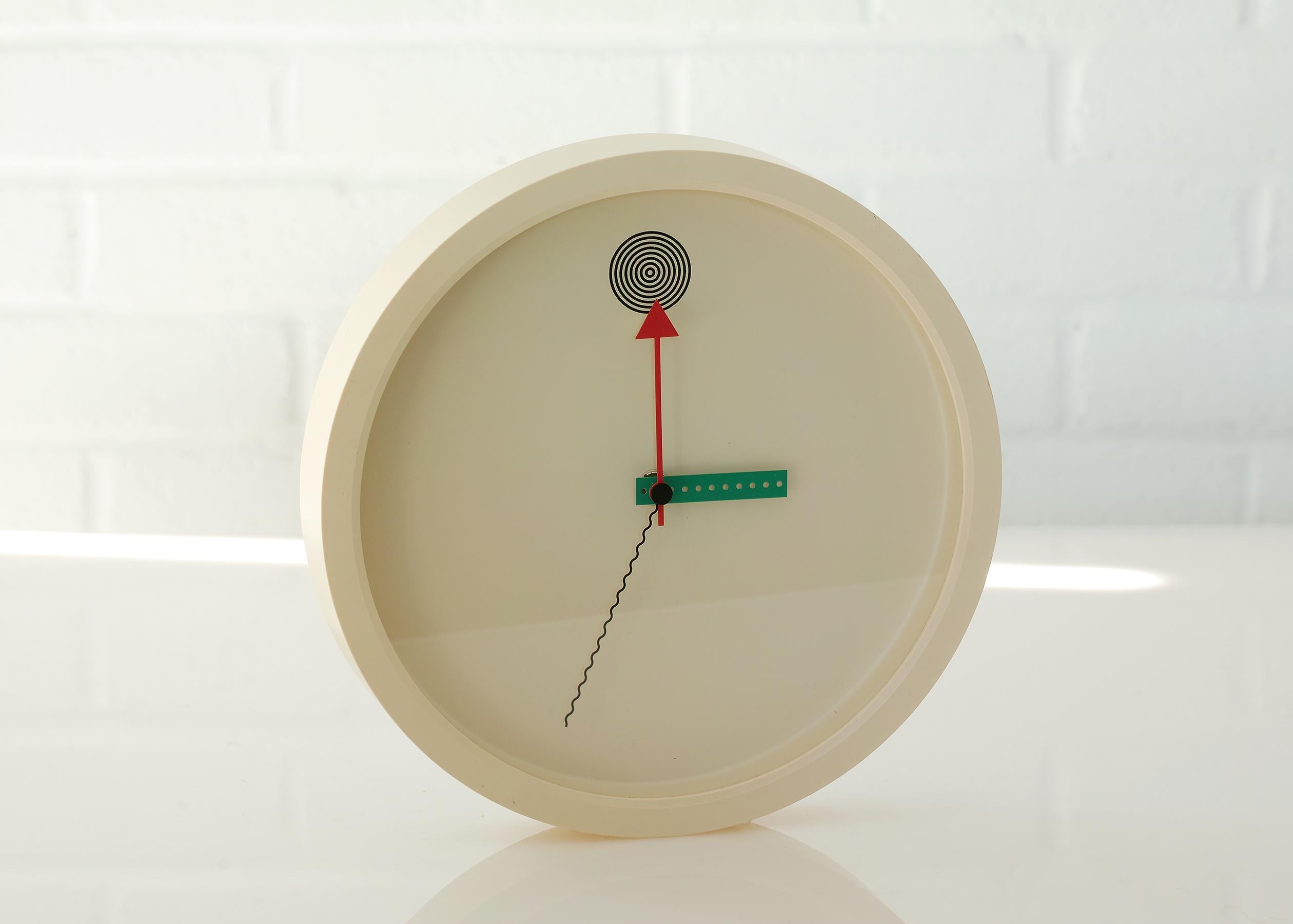 Postmodern Wall Clock by Shohei Mihara for Wakita 2