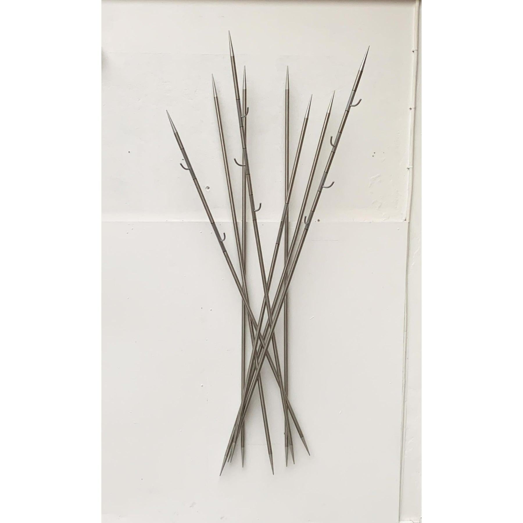 Metal Postmodern Wall Coat Rack For Sale