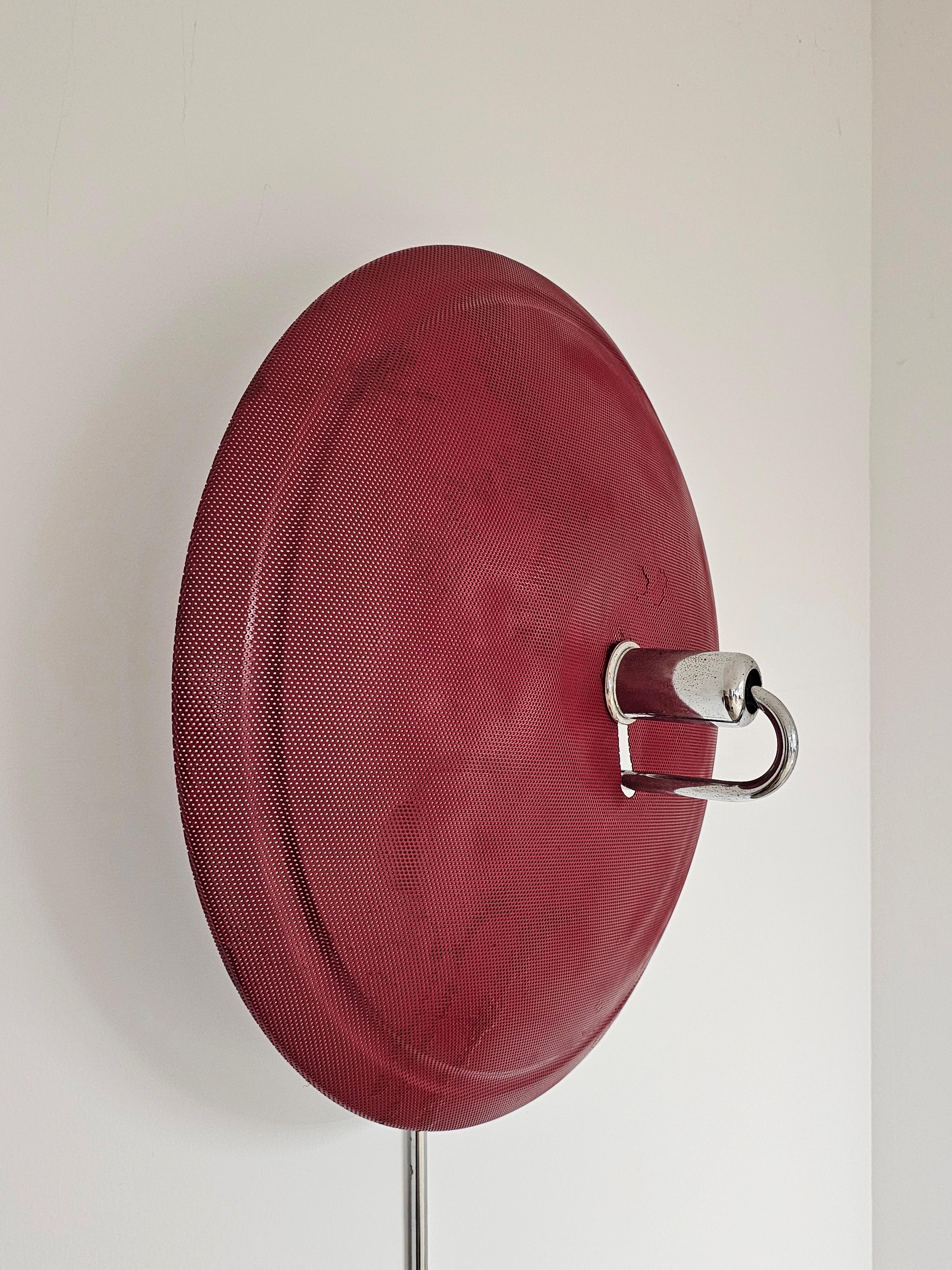 Postmoderne Wandleuchte „Zero“, entworfen von Lindau und Lindekrantz, Schweden 1980er Jahre (Metall) im Angebot