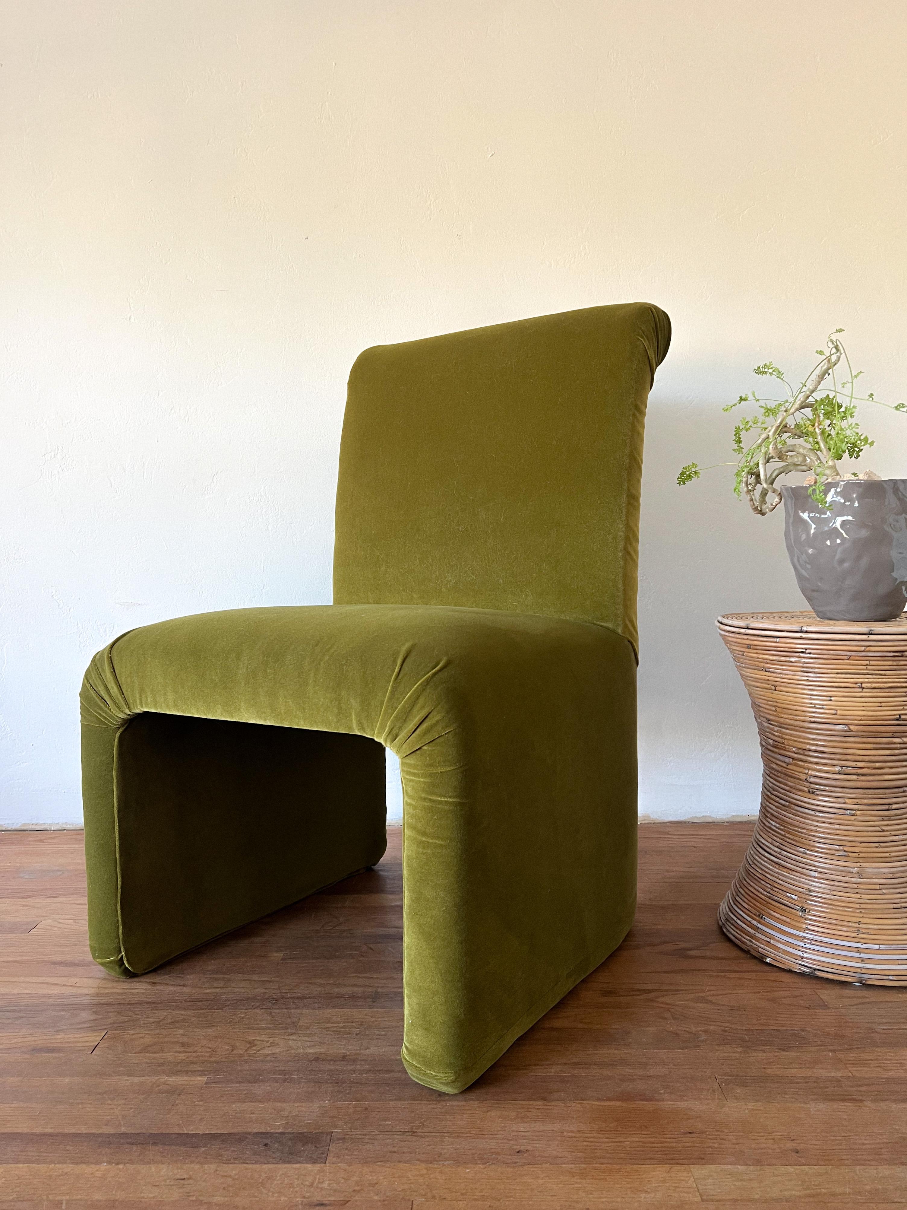 Post-Modern Postmodern Waterfall Lounge Chair in the Style of Karl Springer
