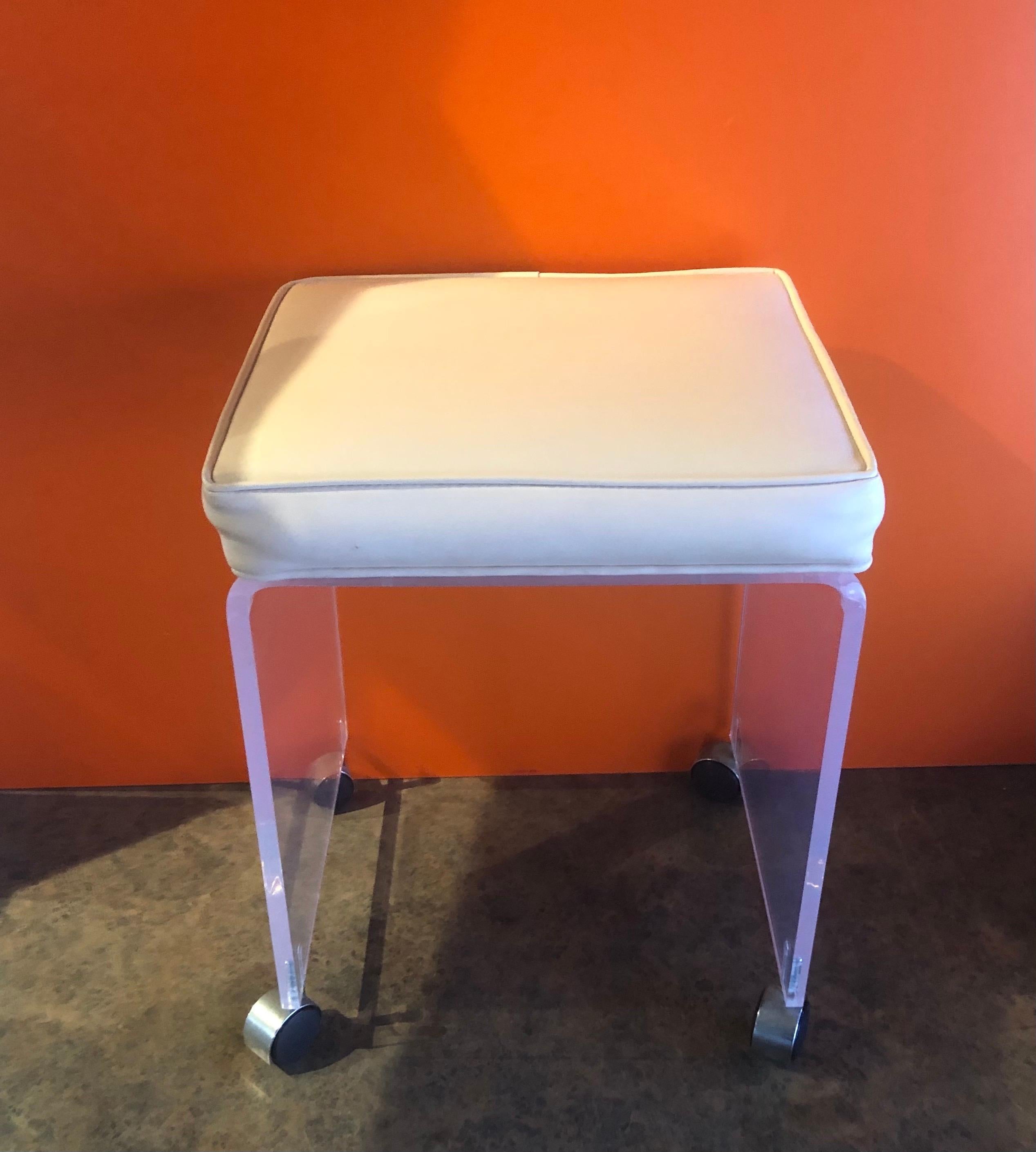 lucite stool