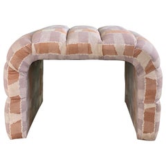 Postmodern Waterfall Stool by Bernhardt in the Style of Karl Springer