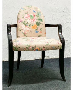 Wendell Castle Mammoth Tusk Round Back Floral Postmodern Armchair, 1983, Arc Int