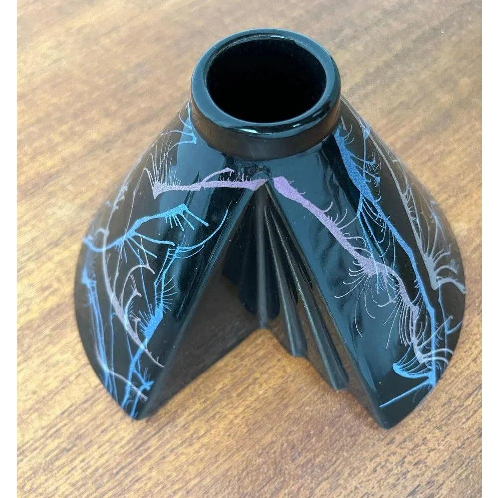 Postmoderne West German Pottery Vase von Steuler, 1980er Jahre im Angebot 5