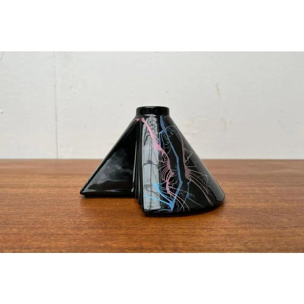 Postmoderne West German Pottery Vase von Steuler, 1980er Jahre (Deutsch) im Angebot