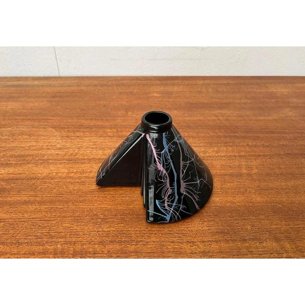 Postmoderne West German Pottery Vase von Steuler, 1980er Jahre im Angebot 3