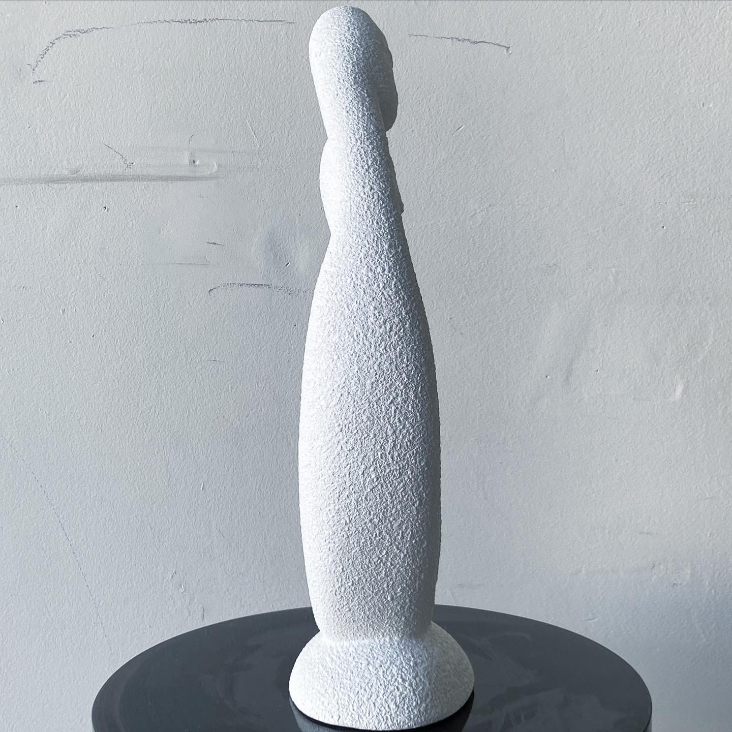 Post-Modern Postmodern White Ceramic Sculpture