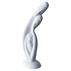 Postmodern White Ceramic Sculpture