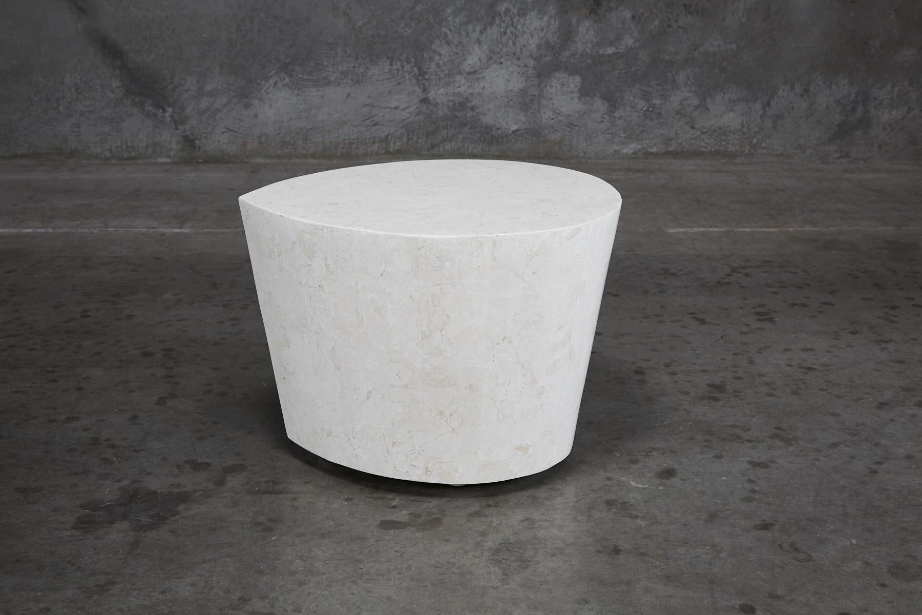 Post-Modern Postmodern White Freeform Tessellated Stone 
