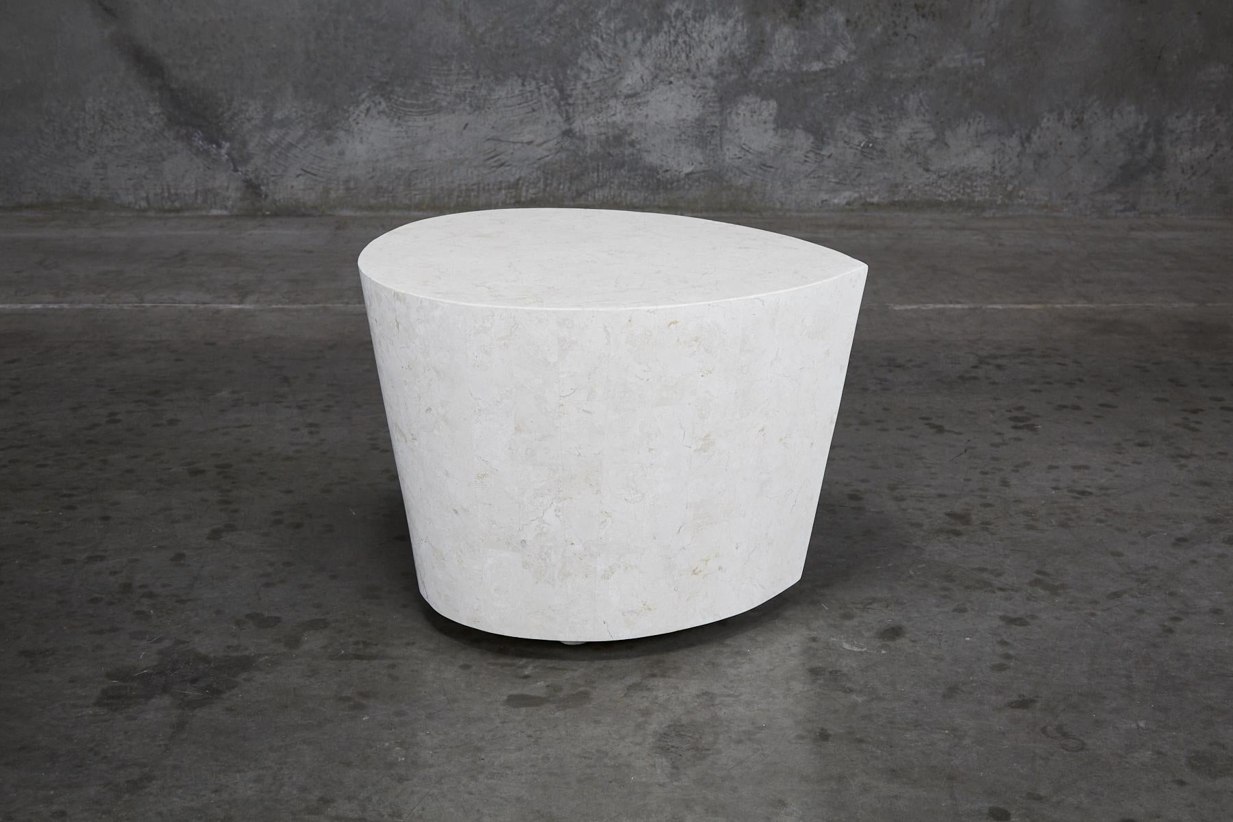 Postmodern White Freeform Tessellated Stone 