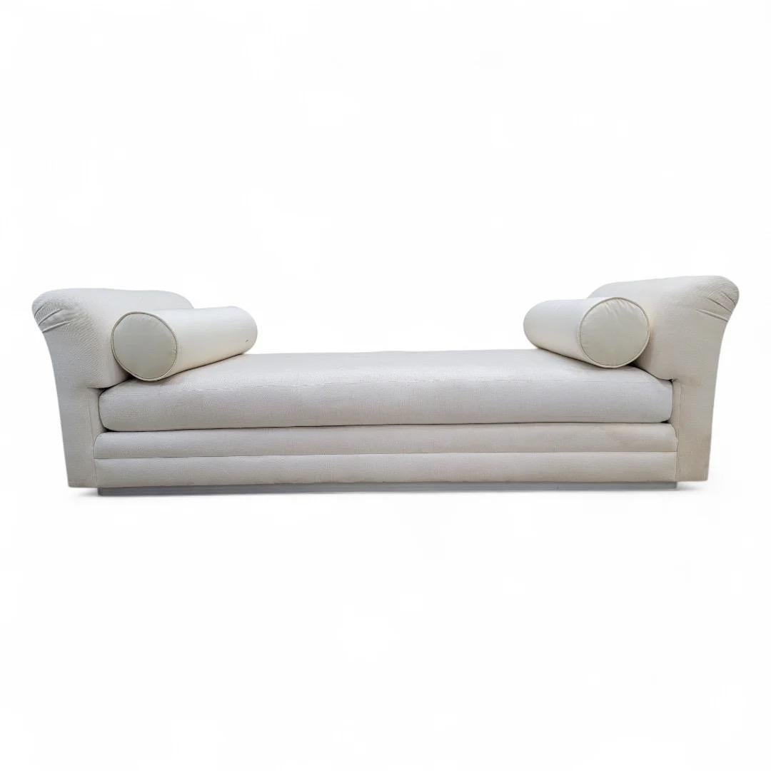Postmodern Wide Arm Double Bench Lounge

The Postmodern Wide Arm Double Bench Lounge is a designed piece that combines classic elegance with contemporary flair. Its oversized wide flare arms and backless structure create a versatile seating option