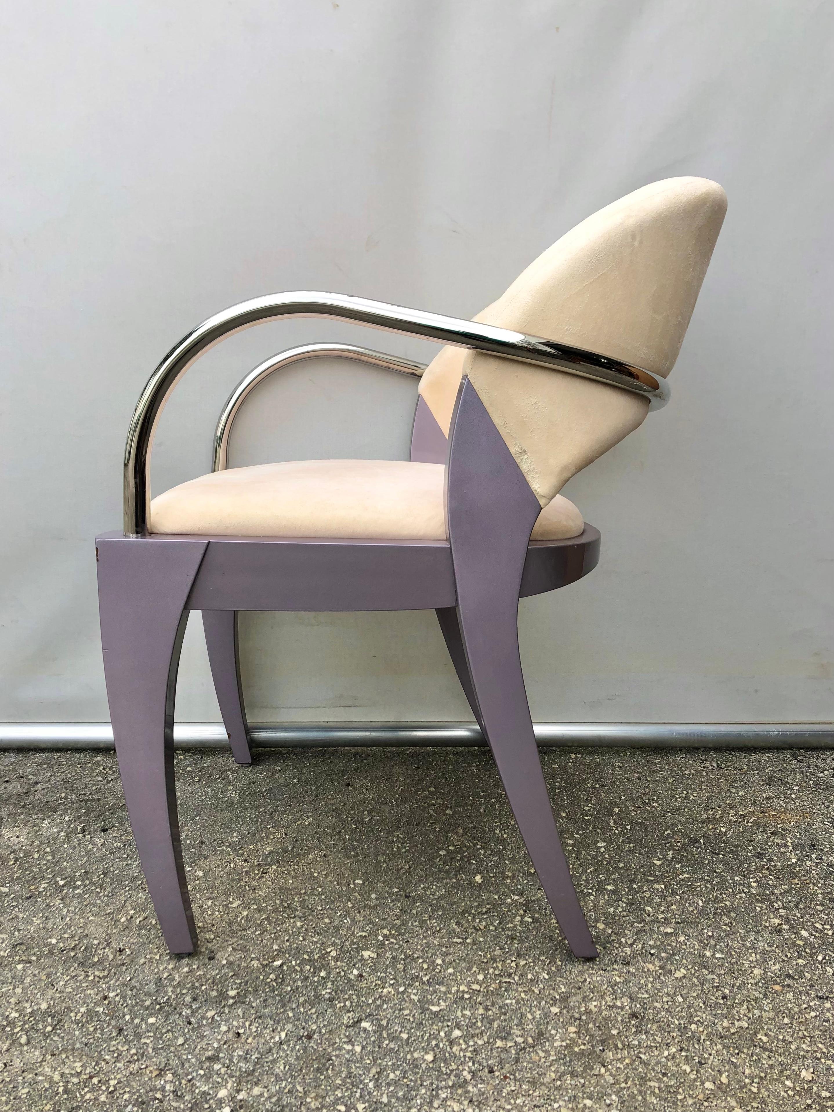 Américain Chaise en saule postmoderne conçue par Mitchell Pickard pour Brueton Industries en vente