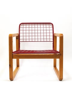 Postmodern Wire Lounge Chair Armchair Sälen, Knut & Marianne Hagberg, Ikea, 1982