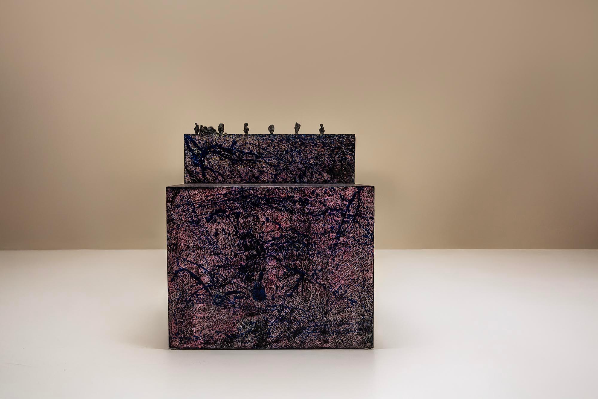 Postmoderner Schreibtisch von Bohuslav Horak für Anthologie Quartett, 1993 im Angebot 7