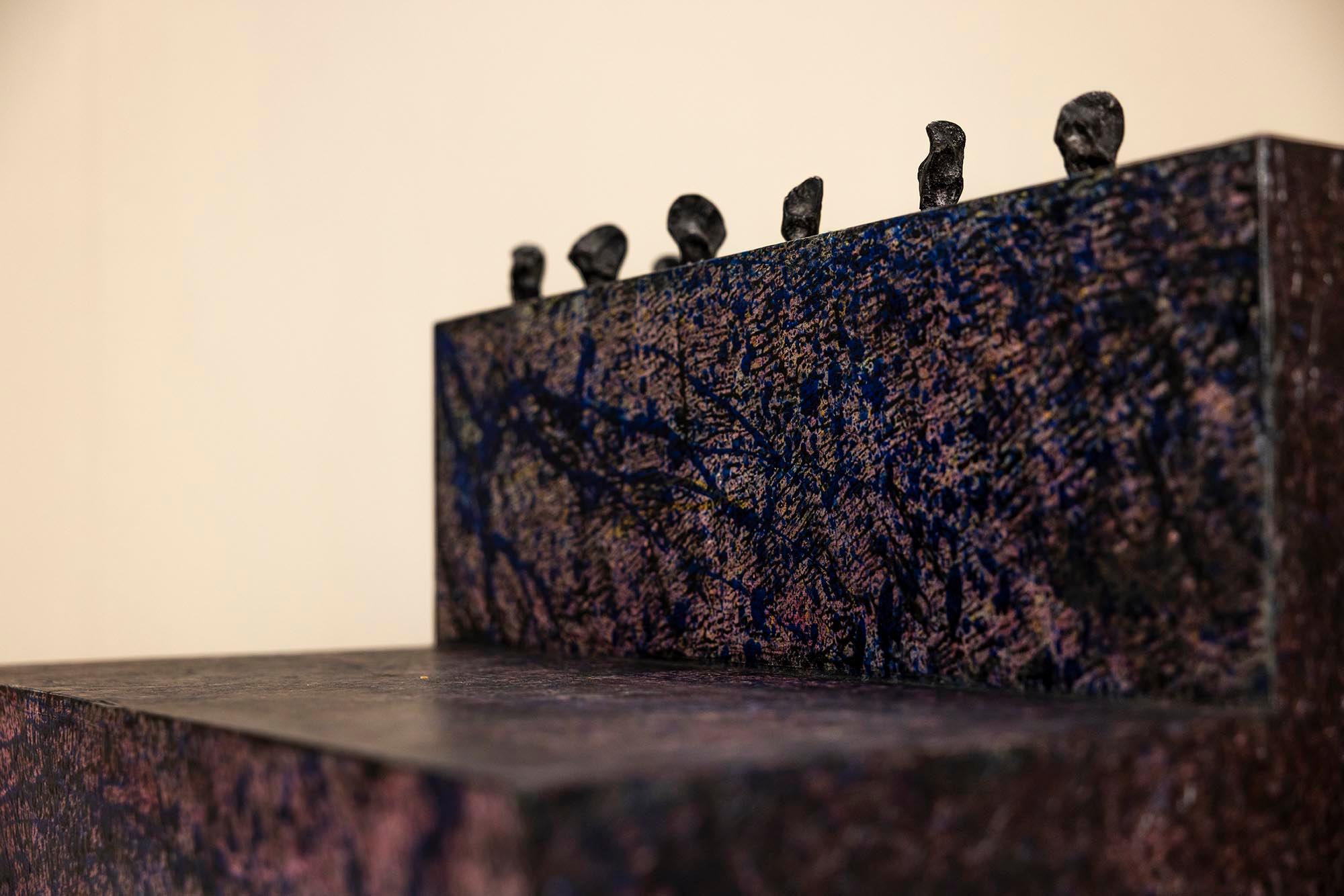 Postmoderner Schreibtisch von Bohuslav Horak für Anthologie Quartett, 1993 im Angebot 8