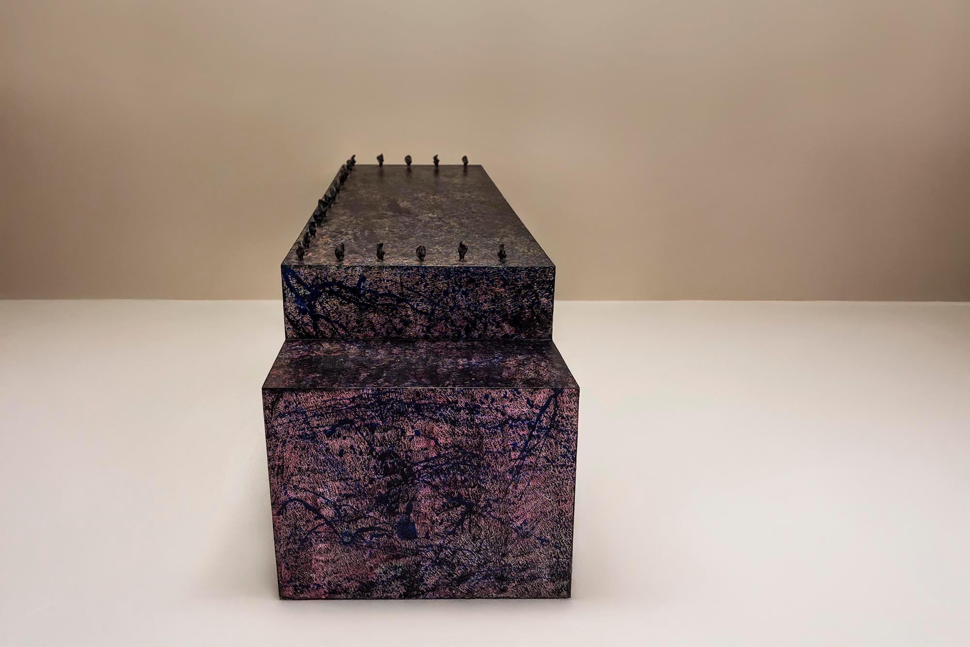 Postmoderner Schreibtisch von Bohuslav Horak für Anthologie Quartett, 1993 im Angebot 9