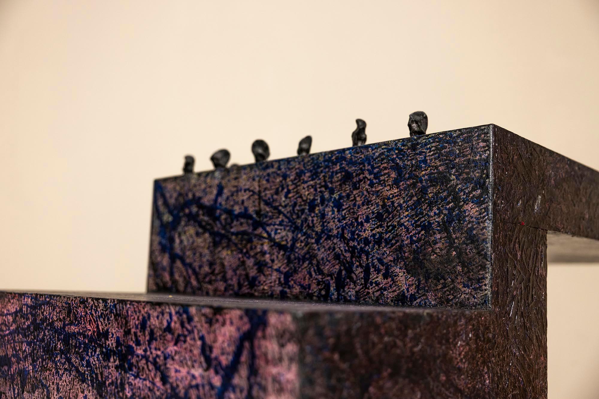 Postmoderner Schreibtisch von Bohuslav Horak für Anthologie Quartett, 1993 im Angebot 2