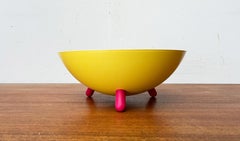 Postmodern yellow and pink Swedish Ps Series Tripod Bowl Ola Wihlborg Ikea