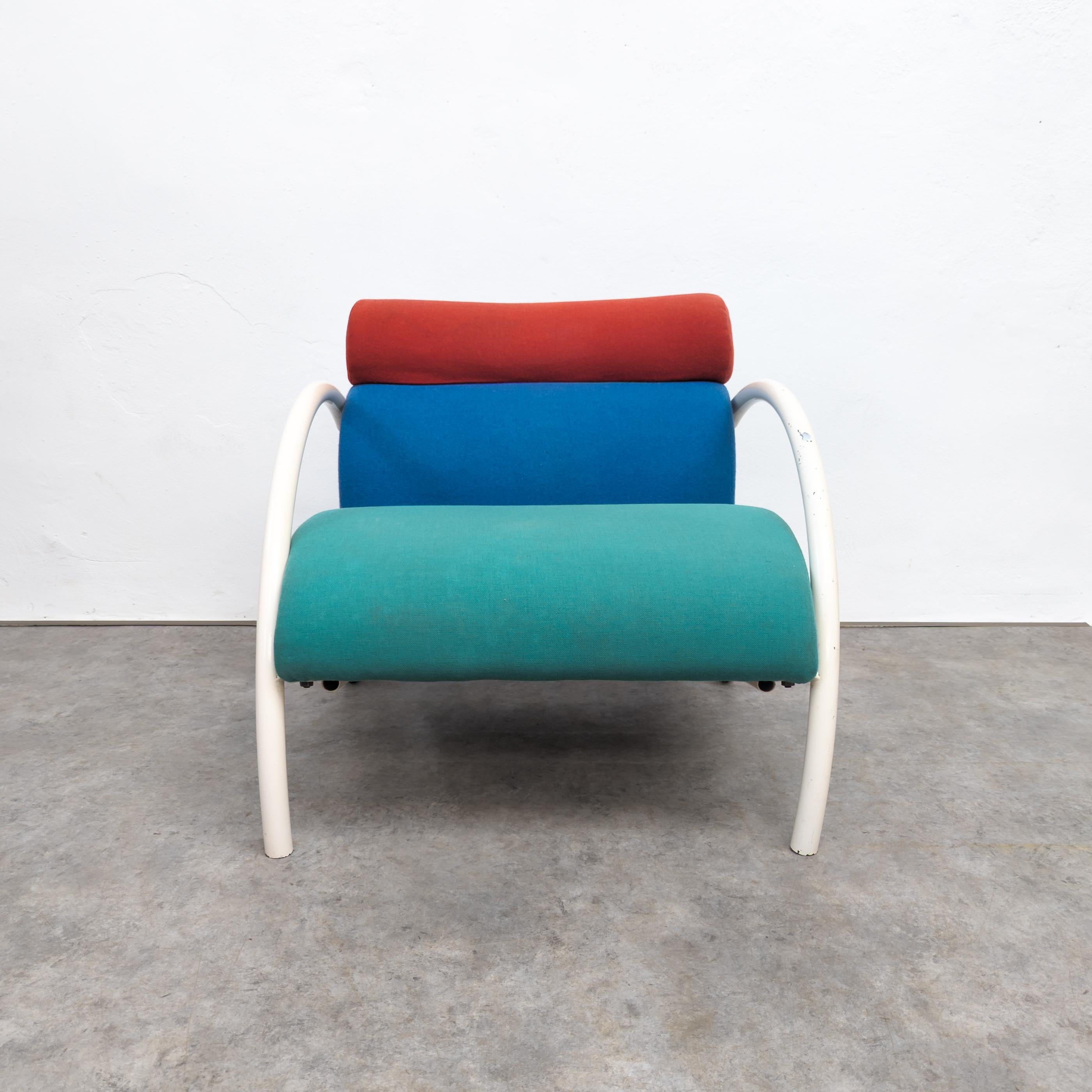 Steel Postmodern Zyklus armchair by Peter Maly for COR, 1980s For Sale