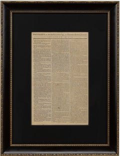 "Postscript to The Massachusetts Spy" May 5, 1774 with Boston Tea Party Coverage