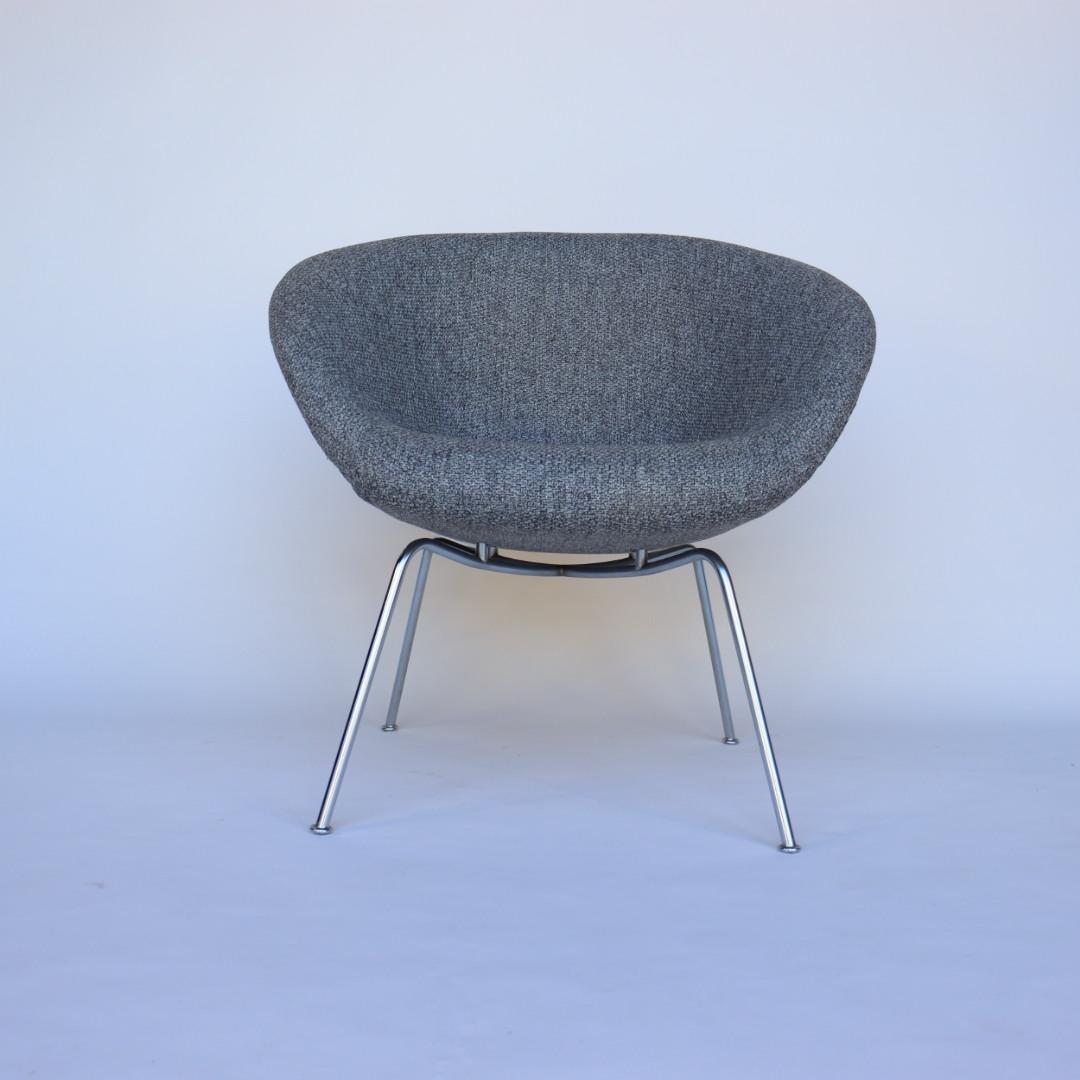 Pot Chair Designed by Arne Jacobsen for Fritz Hansen, circa 1950, Denmark In Excellent Condition In San Diego, CA
