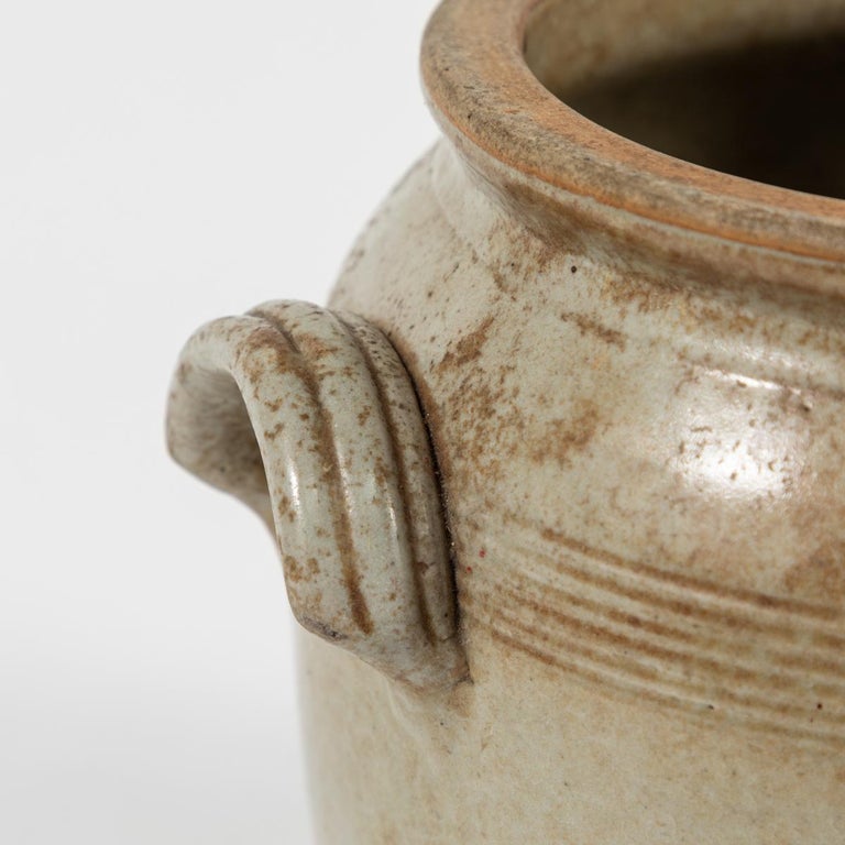 19th Century English Antique Clay Pot with Handles For Sale at 1stDibs
