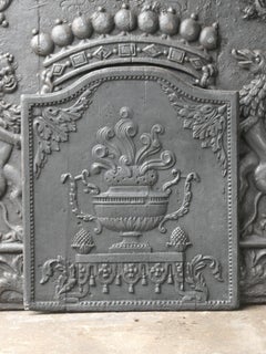 Pot of Fire Fireback, France, 18th/19th Century