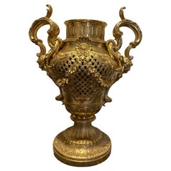 Antique Pot Pourri - Gilded Bronze - F. Barbedienne - France - 19th Century