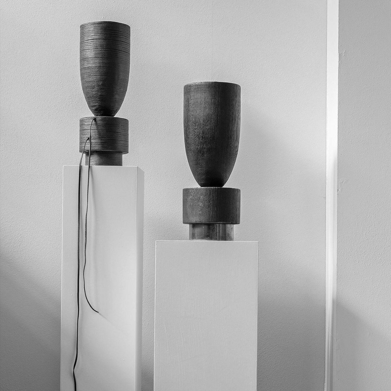 Modern Pot Vase Steel, Arno Declercq