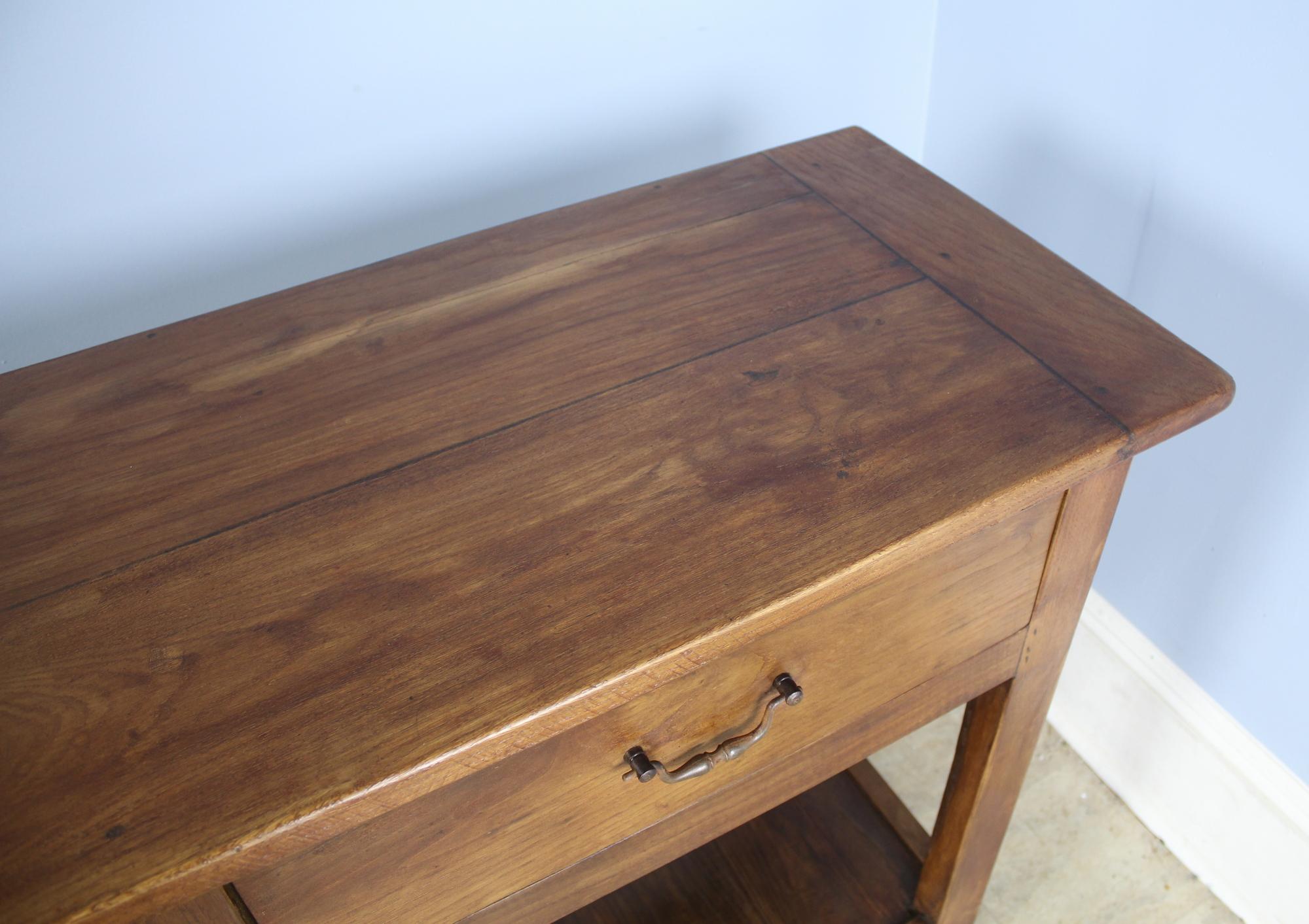 Potboard Base Server, Custom Made of Old Fruitwood 2