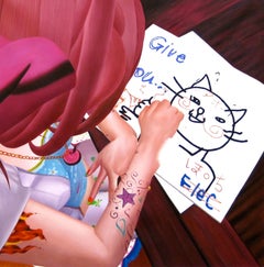 My cat : Feline Phantasms in Utopian Realms