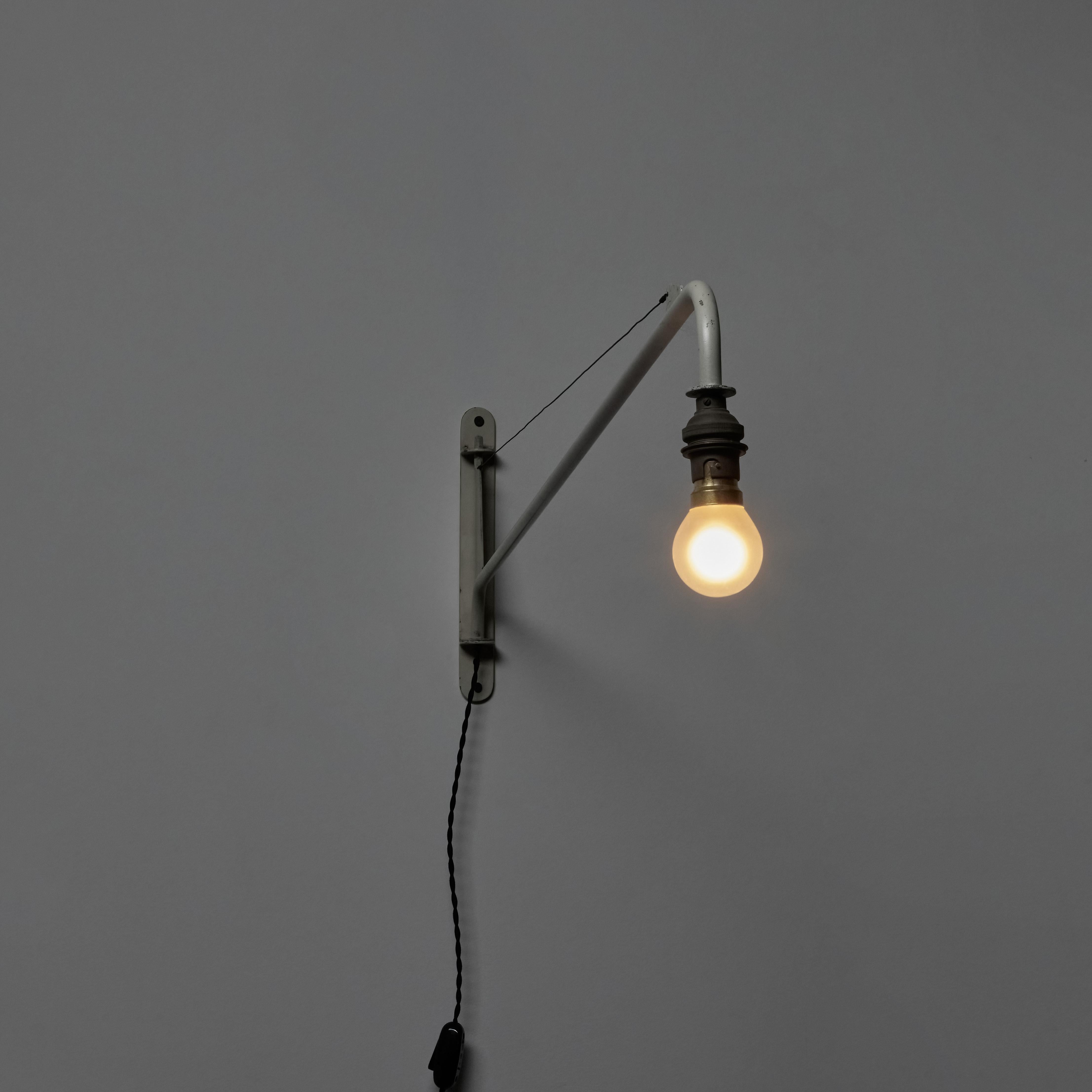 'Potence D'eclairage' Swing Jib Wall Light by Jean Prouve For Sale at ...
