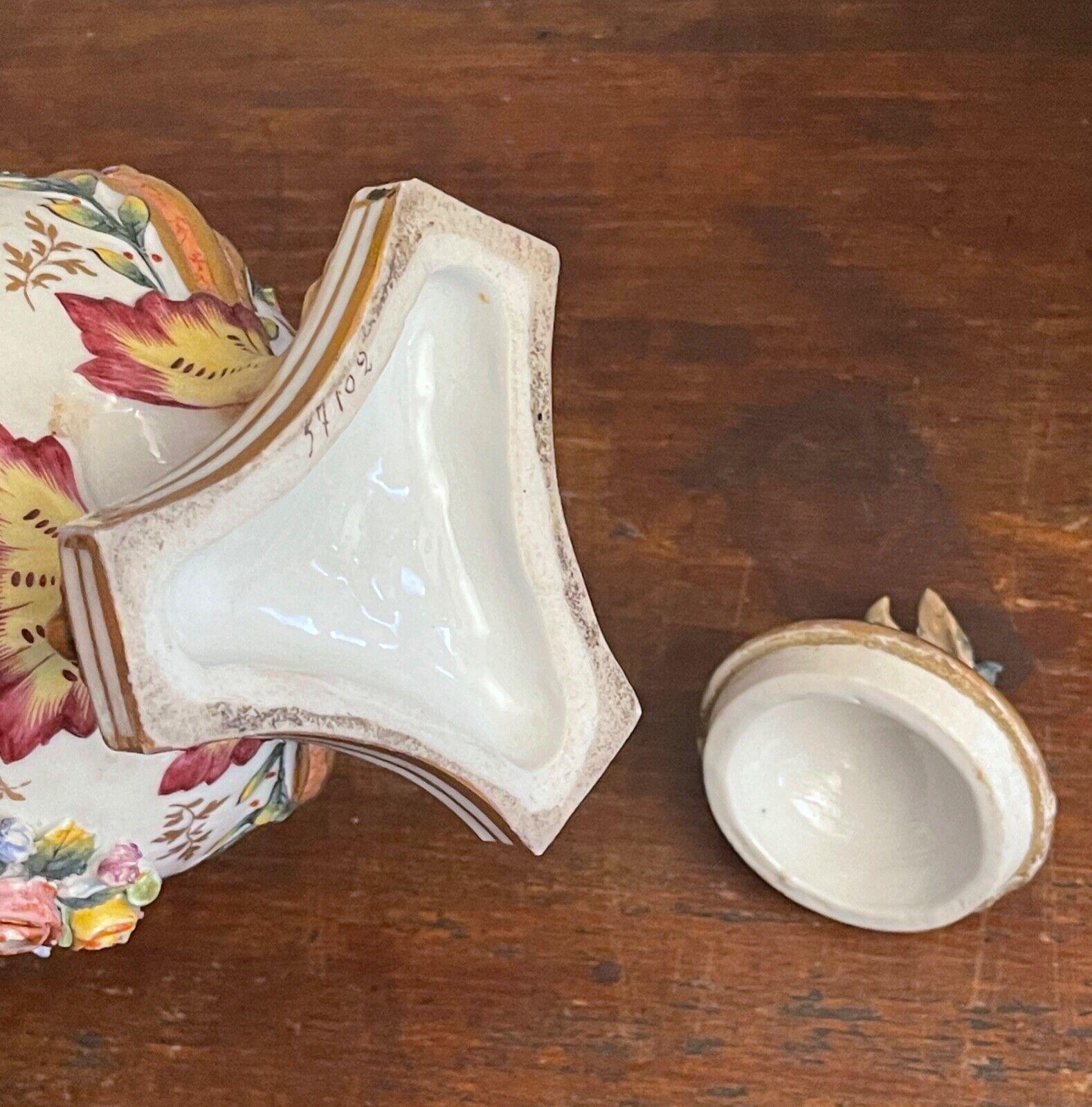 Potiche aus Keramik, 19. Jahrhundert im Angebot 1