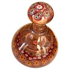 Potiche with Murrine in Murano Glass year 1920 Antique Potiche with Murrine in Murano Glass year 1920