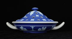 Potpourri in Cobalt Jasperware, Wedgwood, circa 1820