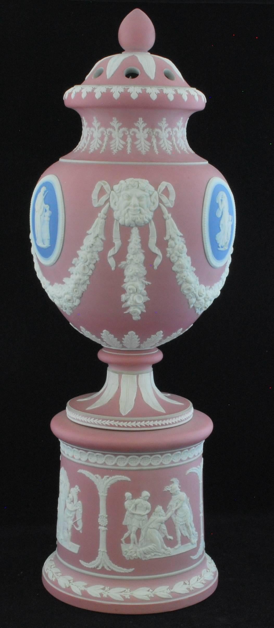 Potpourri Vase, Tricolor, Dudson, circa 1850 In Excellent Condition In Melbourne, Victoria