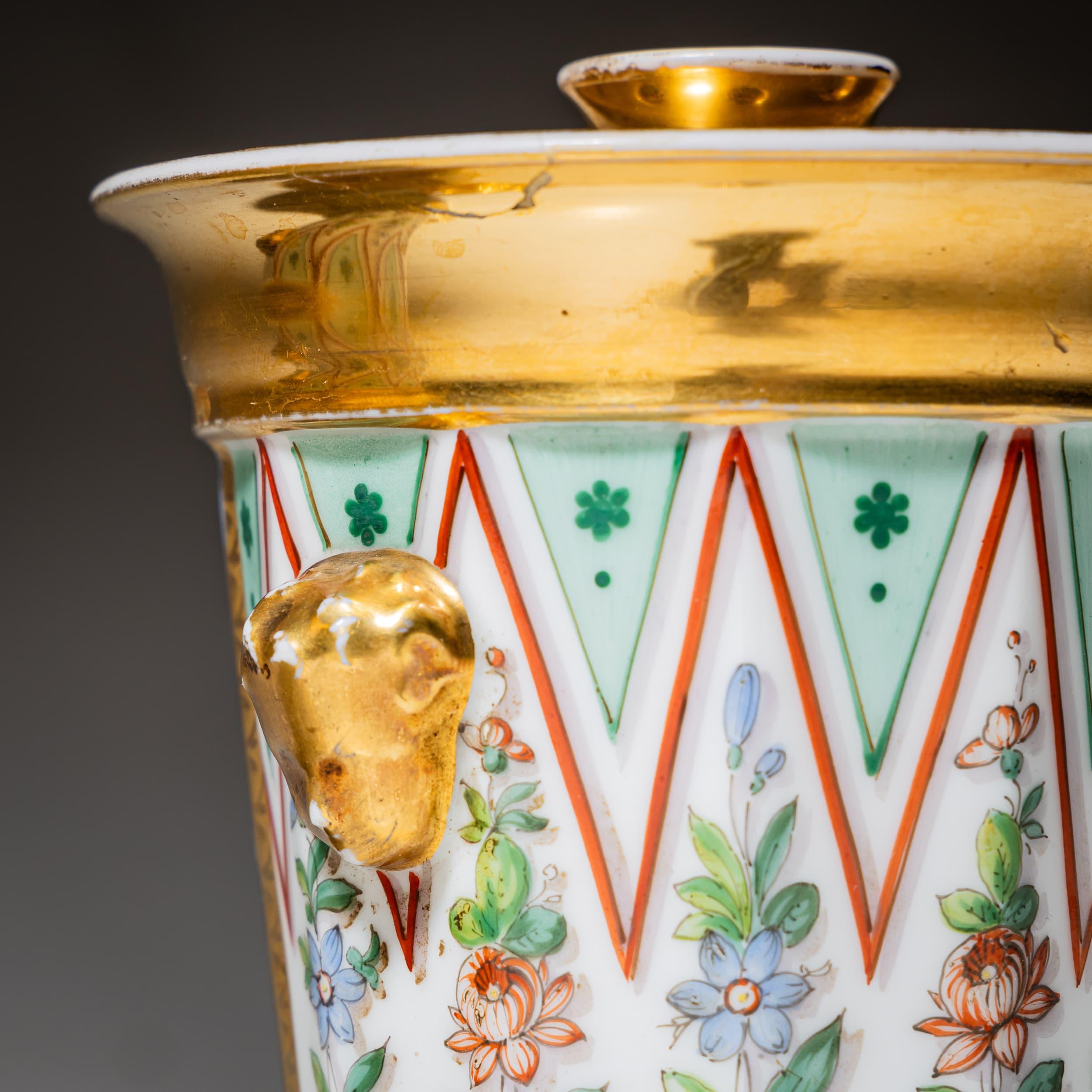 French Potpourri Vases, Paris, Late 19th Century For Sale