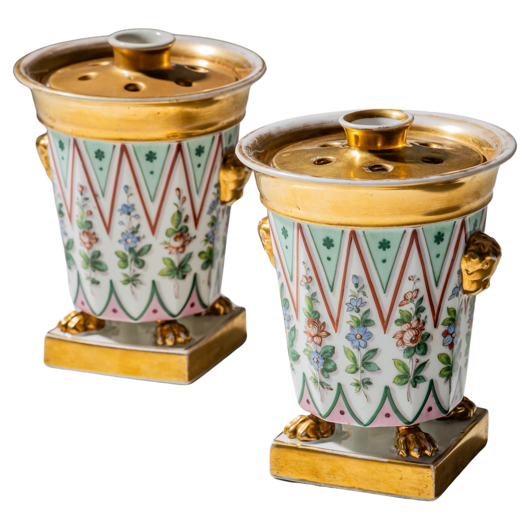 Potpourri Vases, Paris, Late 19th Century For Sale