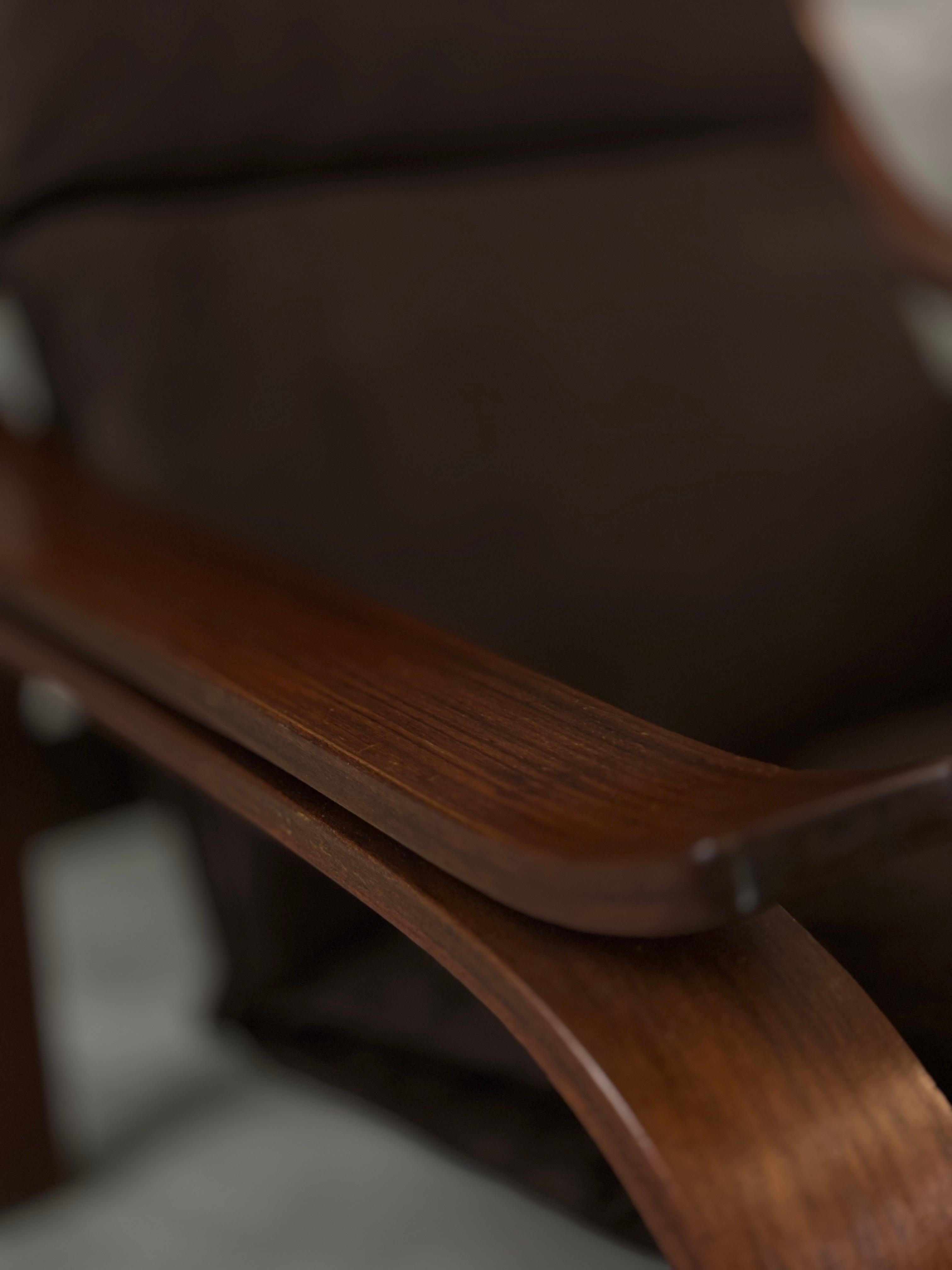 Mid-20th Century Potrone Woodline di Marco Zanuso per Arflex, Italia, 1960s For Sale