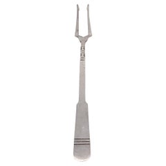 Potter & Mellen Sterling Silver Cocktail Fork #18331